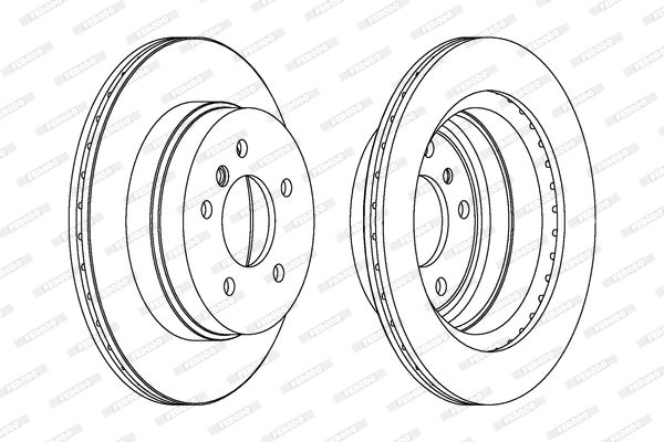 FERODO DDF1697C Brake Disc