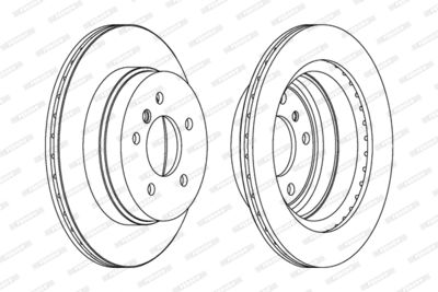 Brake Disc FERODO DDF1697C