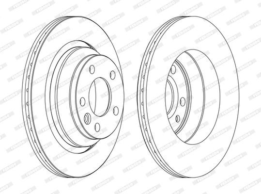 FERODO DDF1698C Brake Disc