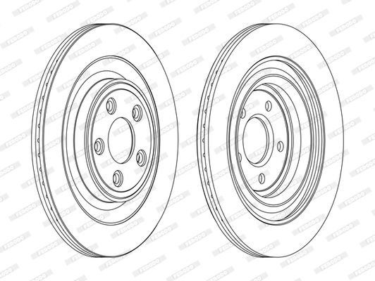 FERODO DDF1703C Brake Disc