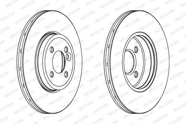 FERODO DDF1711C Brake Disc