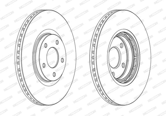 FERODO DDF1724C Brake Disc