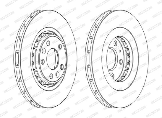 FERODO DDF1727C Brake Disc