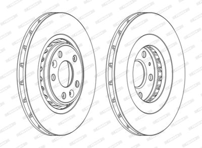 Brake Disc FERODO DDF1727C