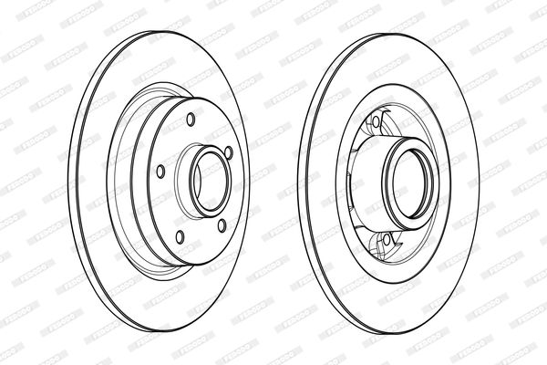 FERODO DDF1731-1 Brake Disc