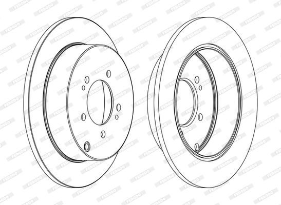FERODO DDF1737C Brake Disc