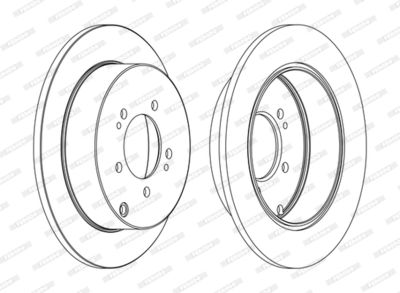 Brake Disc FERODO DDF1737C