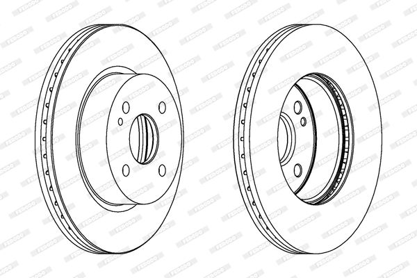 FERODO DDF1738C Brake Disc
