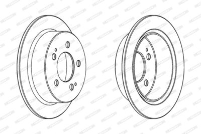Brake Disc FERODO DDF1753C