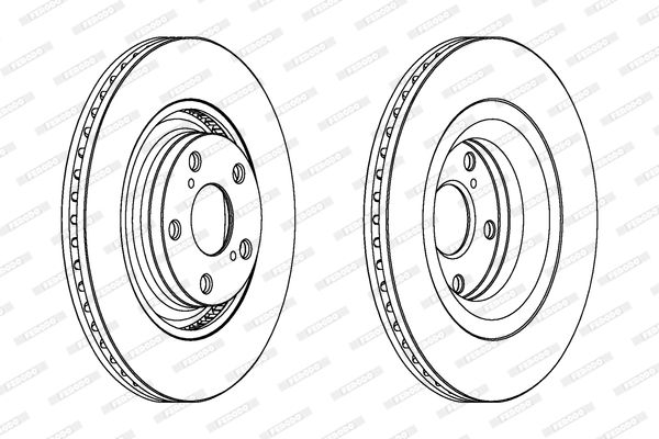 FERODO DDF1754C Brake Disc