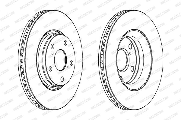 FERODO DDF1756C Brake Disc
