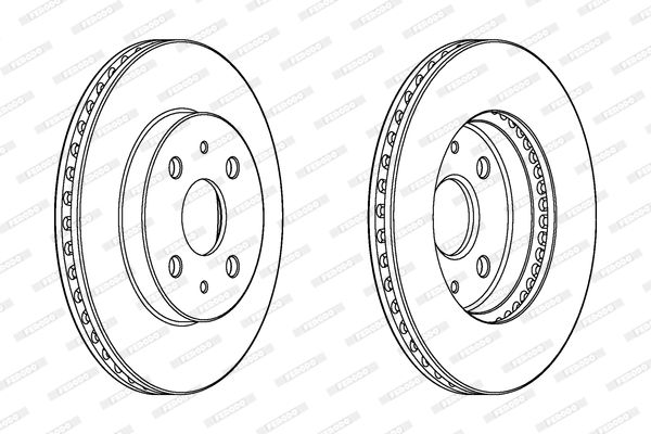FERODO DDF1758C Brake Disc