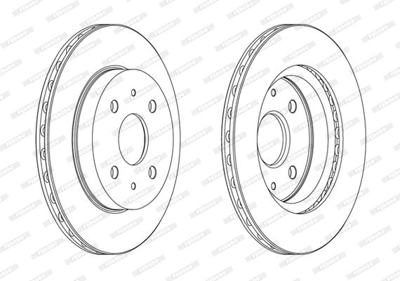 FERODO DDF1774C Brake Disc