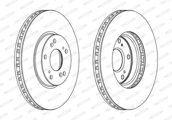 FERODO DDF1775C Brake Disc