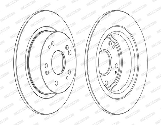 FERODO DDF1776C Brake Disc