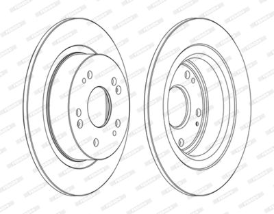 Brake Disc FERODO DDF1776C