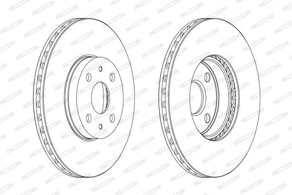 FERODO DDF1780C Brake Disc
