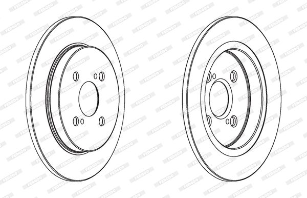 FERODO DDF1781C Brake Disc