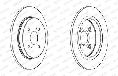 Brake Disc FERODO DDF1781C