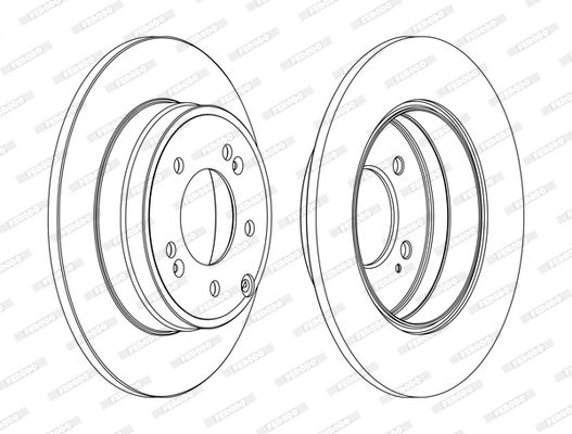 FERODO DDF1787C Brake Disc