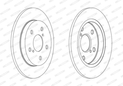 Brake Disc FERODO DDF1788C