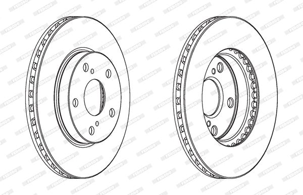 FERODO DDF1789C Brake Disc