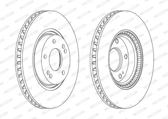 FERODO DDF1795C Brake Disc