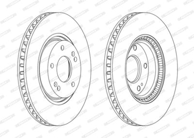 Brake Disc FERODO DDF1795C