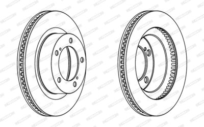 Brake Disc FERODO DDF1798C-1