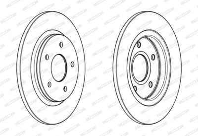 Brake Disc FERODO DDF1808C