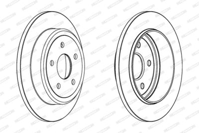Brake Disc FERODO DDF1813C
