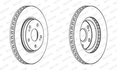 Brake Disc FERODO DDF1814C