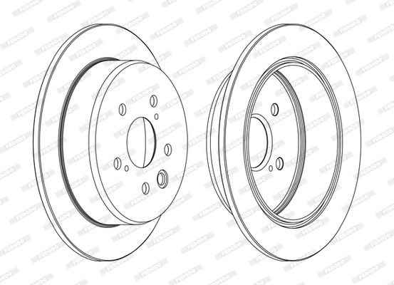 FERODO DDF1815C Brake Disc