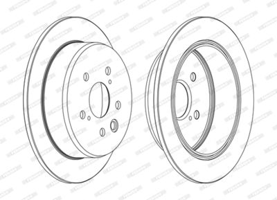 Brake Disc FERODO DDF1815C