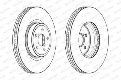 Brake Disc FERODO DDF1841C-1