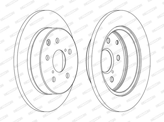FERODO DDF1846C Brake Disc