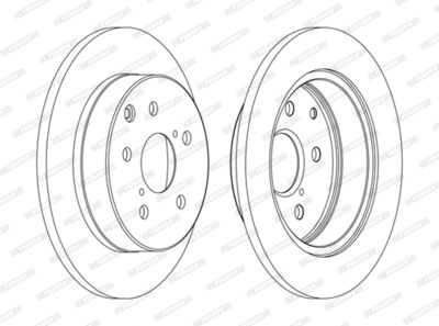 Brake Disc FERODO DDF1846C