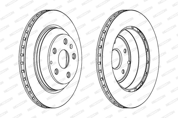 FERODO DDF1855C-1 Brake Disc