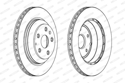 Brake Disc FERODO DDF1855C-1