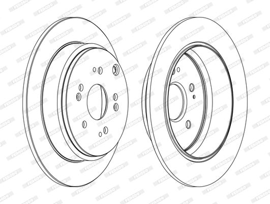 FERODO DDF1860C Brake Disc