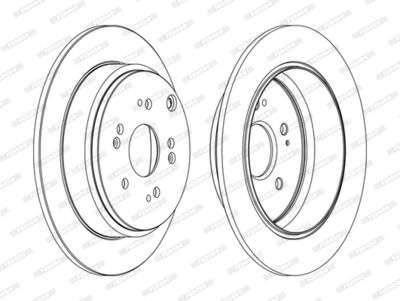 Brake Disc FERODO DDF1860C