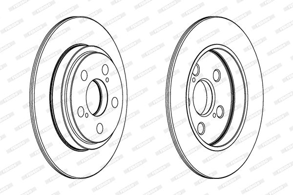 FERODO DDF1866 Brake Disc