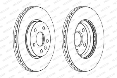 Brake Disc FERODO DDF1869C