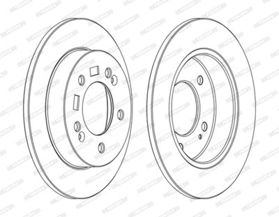 Brake Disc FERODO DDF1874C