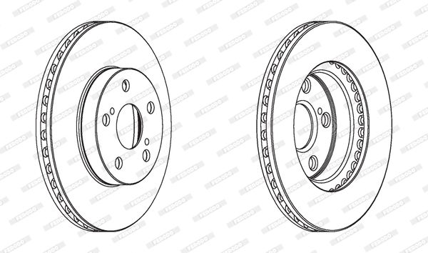 FERODO DDF1886C Brake Disc