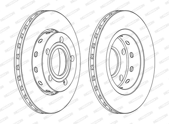 FERODO DDF1887C Brake Disc