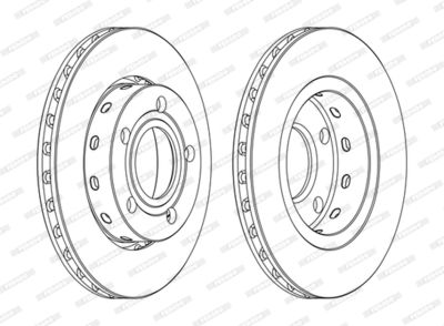 Brake Disc FERODO DDF1887C