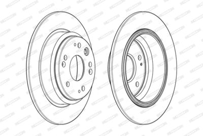 Brake Disc FERODO DDF1894C