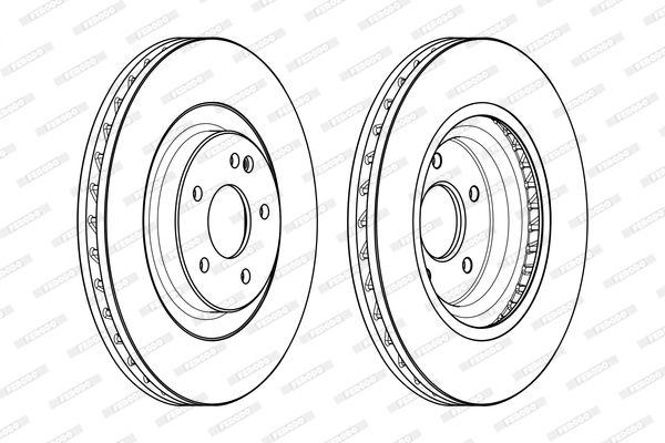 FERODO DDF1900C-1 Brake Disc