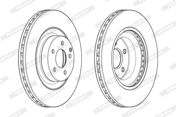 FERODO DDF1905C-1 Brake Disc